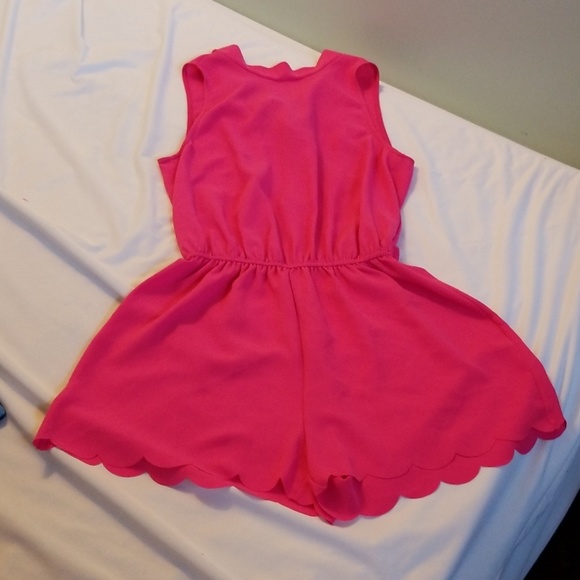 Everly scalloped hem romper - Picture 2 of 6